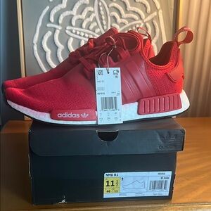 Adidas NMD R1 Red Sneakers